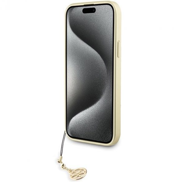 Guess GUHCP15XGF4GGR iPhone 15 Pro Max 6.7 szary/gri husă rigidă 4G Charms Collection"