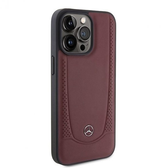 Mercedes MEHCP15XARMRE iPhone 15 Pro Max 6.7 czerwony/rosu hardcase Leather Urban Bengale"