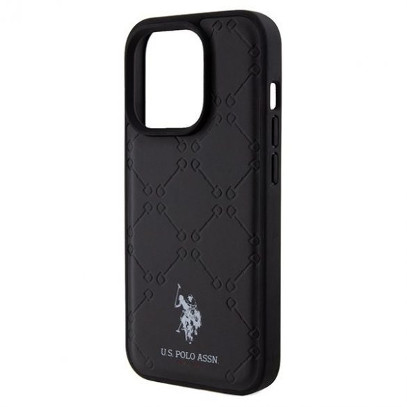 US Polo USHCP15XPYOK iPhone 15 Pro Max 6.7" negru / negru Yoke Model