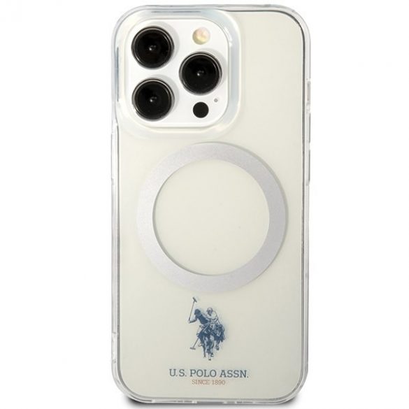 US Polo USHMP15LUCIT iPhone 15 Pro 6.1 transparent MagSafe Collection"