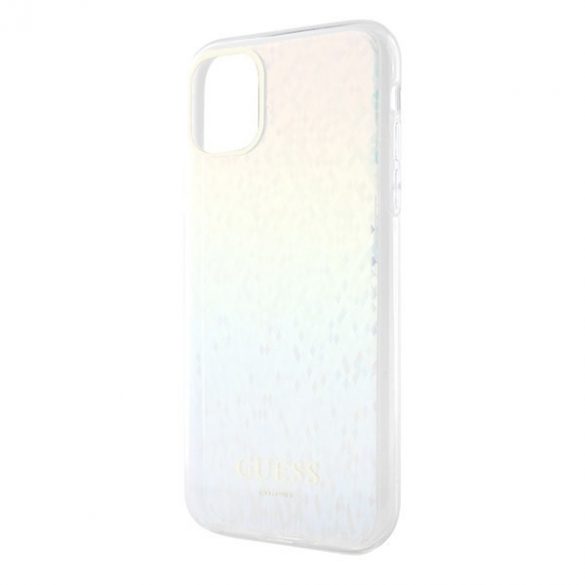 Guess GUHCN61HDECMI iPhone 11 / Xr 6.1 wielokolorowy hardcase IML Faceted Mirror Disco Iridescent"