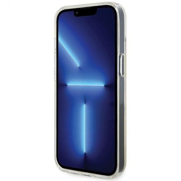 Guess GUHCP12MHDECMI iPhone 12/12 Pro 6.1 husă rigidă cu oglindă fațetată IML Disco Iridescent"