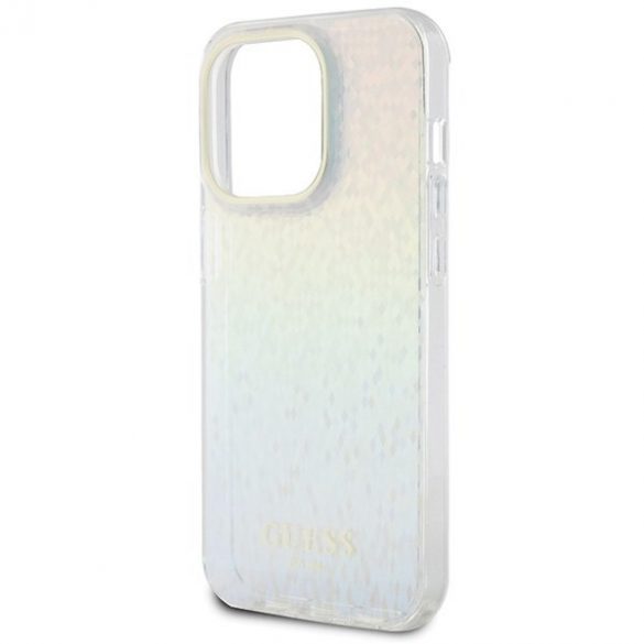 Guess GUHCP14LHDECMI iPhone 14 Pro 6.1 husă rigidă cu oglindă fațetată IML Disco Iridescent"