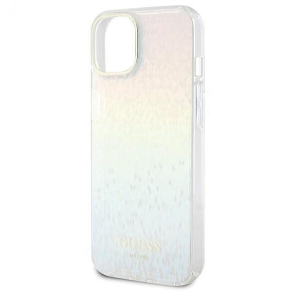 Guess GUHCP15SHDECMI iPhone 15 / 14 / 13 6.1" wielokolorowy hardcase IML Faceted Mirror Disco Iridescent