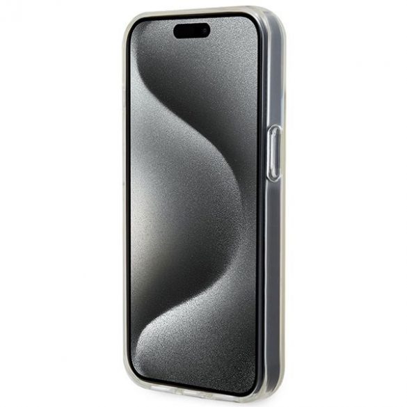 Guess GUHCP15SHDECMP iPhone 15 / 14 / 13 6.1" rożowy/roz hardcase IML Faceted Mirror Disco Iridescent