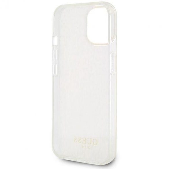 Guess GUHCP15SHDECMP iPhone 15 / 14 / 13 6.1" rożowy/roz hardcase IML Faceted Mirror Disco Iridescent