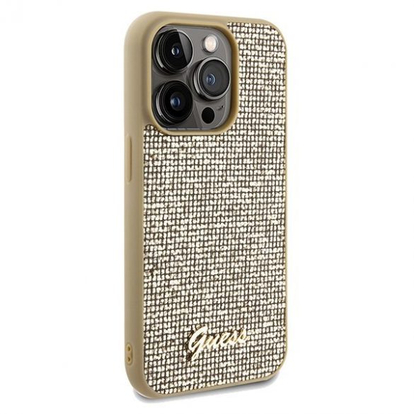 Guess GUHCP14LPMSDGSD iPhone 14 Pro 6,1 złoty/aur hardcase Disco Metal Script"