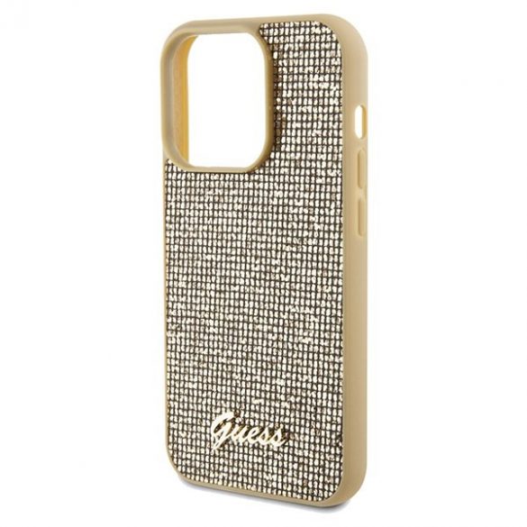 Guess GUHCP14LPMSDGSD iPhone 14 Pro 6,1 złoty/aur hardcase Disco Metal Script"