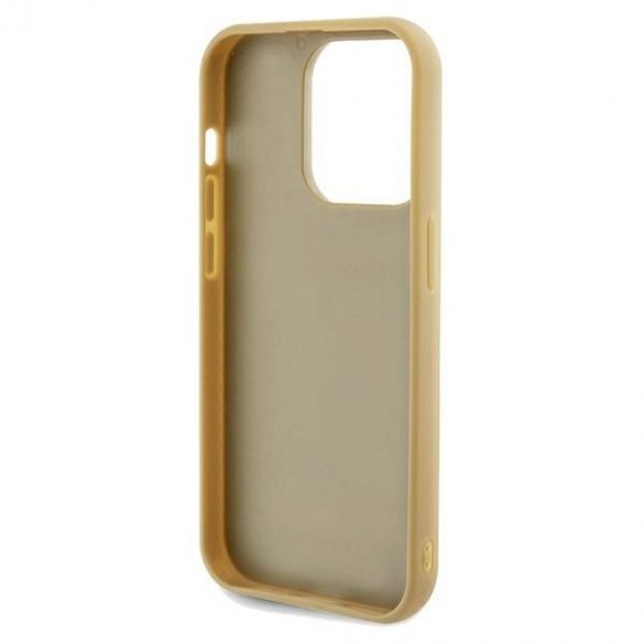 Guess GUHCP14LPMSDGSD iPhone 14 Pro 6,1 złoty/aur hardcase Disco Metal Script"