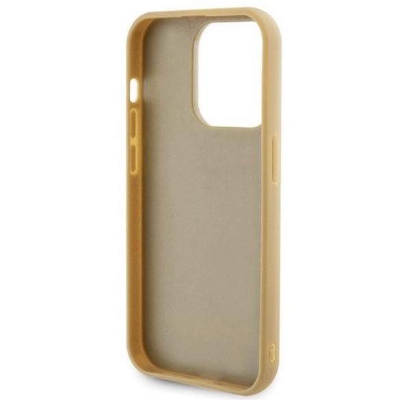 Guess GUHCP15LPMSDGSD iPhone 15 Pro 6,1 złoty/auriu hardcase Disco Metal Script"