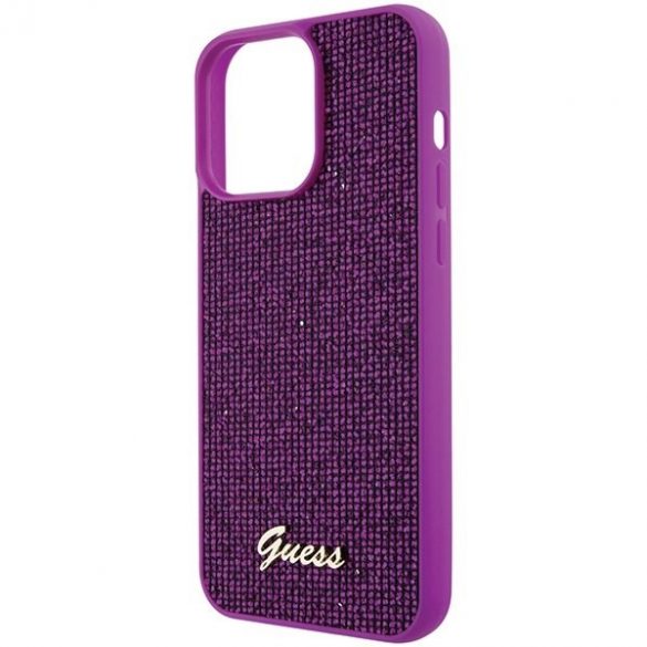 Guess GUHCP15XPMSDGSF iPhone 15 Pro Max 6.7 fuksja/fuschia hardcase Disco Metal Script"