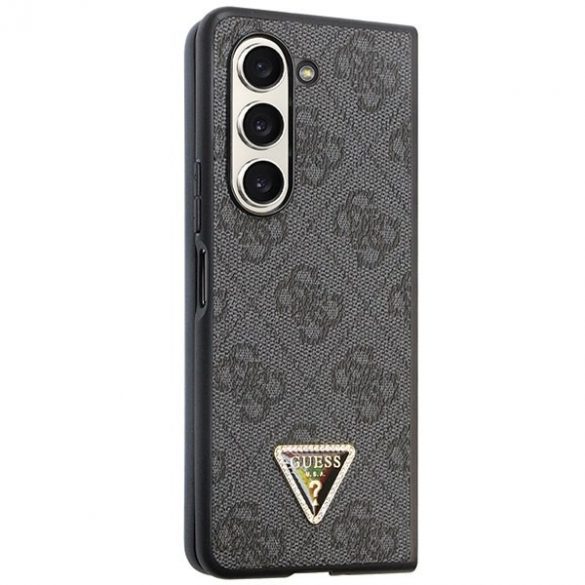 Guess GUHCZFD5P4TDPK F946 Z Fold5 carcasă rigidă/neagră din piele 4G Diamond Triangle