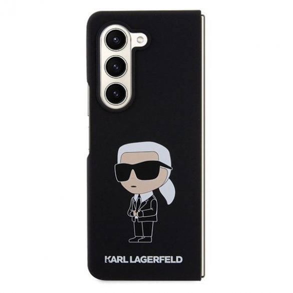 Karl Lagerfeld KLHCZFD5SNIKBCK Z Fold5 hardcase czarny/negru Silicon Ikonik