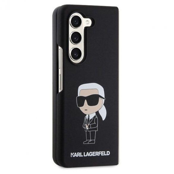 Karl Lagerfeld KLHCZFD5SNIKBCK Z Fold5 hardcase czarny/negru Silicon Ikonik