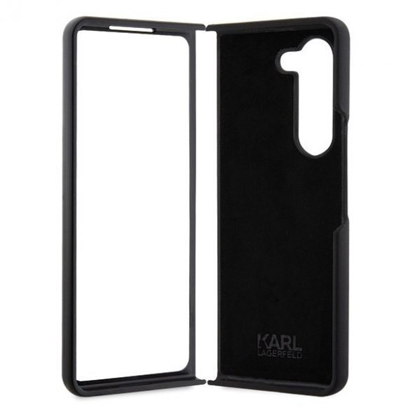 Karl Lagerfeld KLHCZFD5SNIKBCK Z Fold5 hardcase czarny/negru Silicon Ikonik