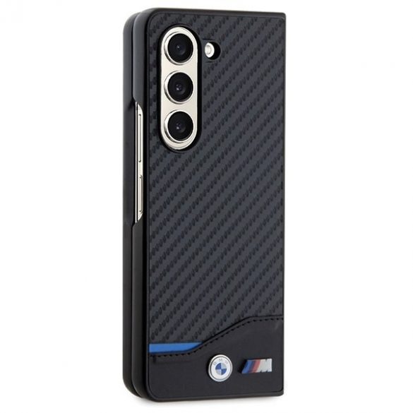 BMW BMHCZFD522NBCK Z Fold5 F946 czarny/negru Piele Carbon