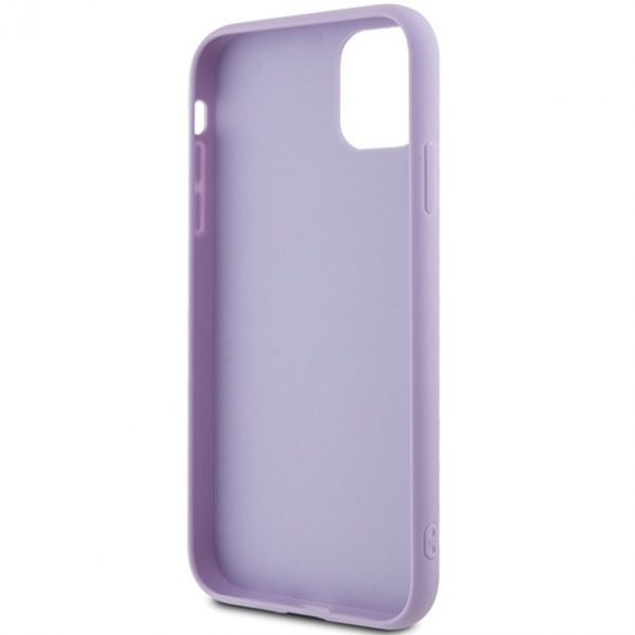 Guess GUHCN61PSFDGSU iPhone 11 / Xr 6.1 husă rigidă violet/violet Sequin Script Metal"