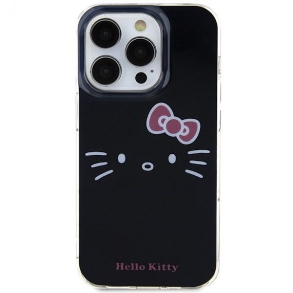 Hello Kitty HKHCP14LHKHLK iPhone 14 Pro 6.1 carcasă rigidă/neagră IML Kitty Face"