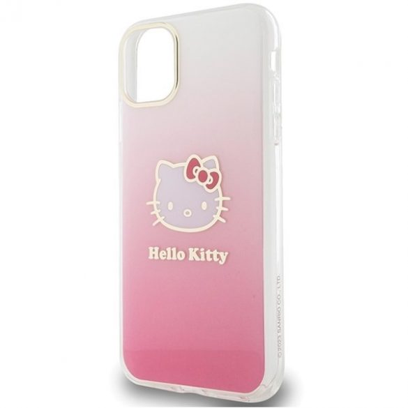 Hello Kitty HKHCN61HDGKEP iPhone 11 / Xr 6.1 rożowy/roz husă rigidă IML Gradient Electrop Kitty Head"