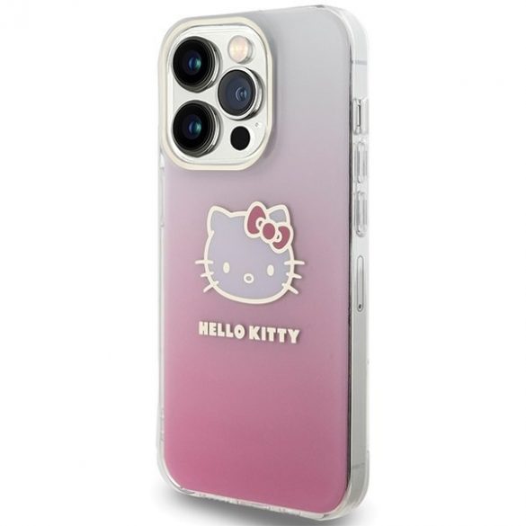 Hello Kitty HKHCP13LHDGKEP iPhone 13 Pro / 13 6.1 rożowy/roz husă rigidă IML Gradient Electrop Kitty Head"