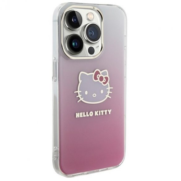 Hello Kitty HKHCP14LHDGKEP iPhone 14 Pro 6.1 husă rigidă rożowy/roz IML Gradient Electrop Kitty Head"