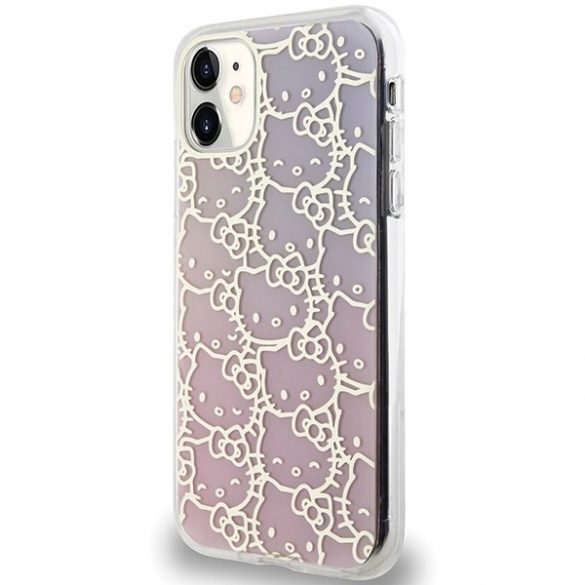 Hello Kitty HKHCN61HCHPEP iPhone 11 / Xr 6.1 husă rigidă rożowy/roz IML Gradient Electrop Crowded Kitty Head"