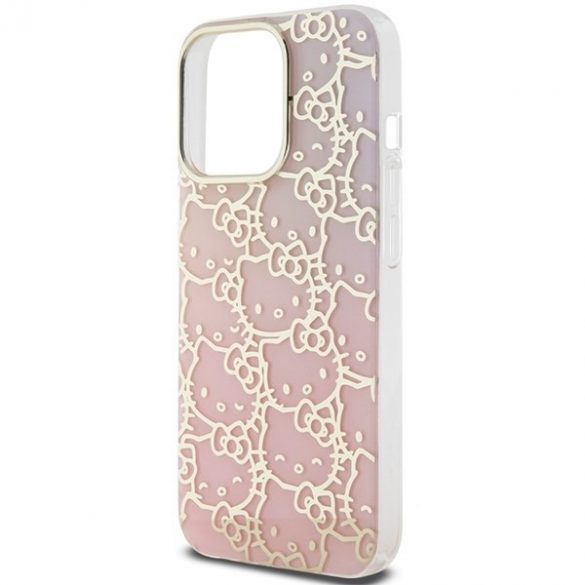 Hello Kitty HKHCP13LHCHPEP iPhone 13 Pro / 13 6.1 rożowy/roz hardcase IML Gradient Electrop Crowded Kitty Head"