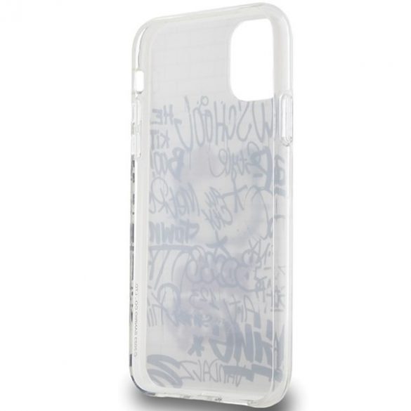 Hello Kitty HKHCN61HDGPHT iPhone 11 / Xr 6.1 biały/alb hardcase IML Kitty On Bricks Graffiti"