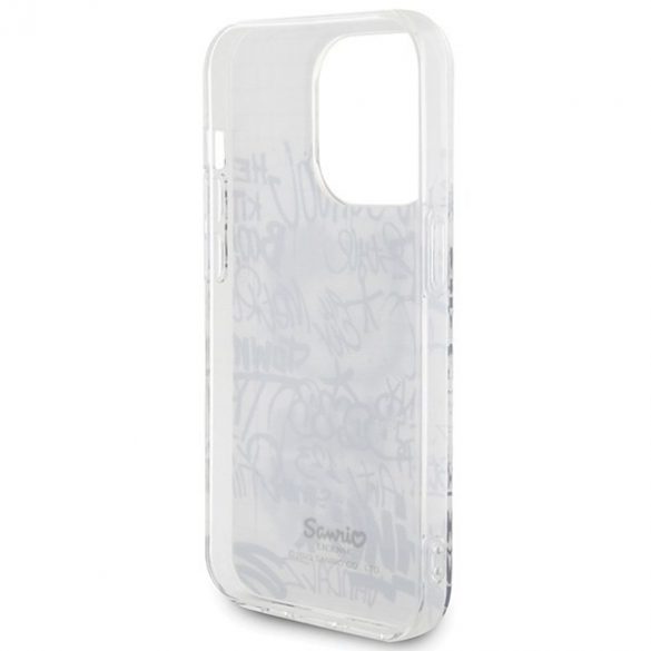 Hello Kitty HKHCP14LHDGPHT iPhone 14 Pro 6.1 biał/alb hardcase IML Kitty On Bricks Graffiti"