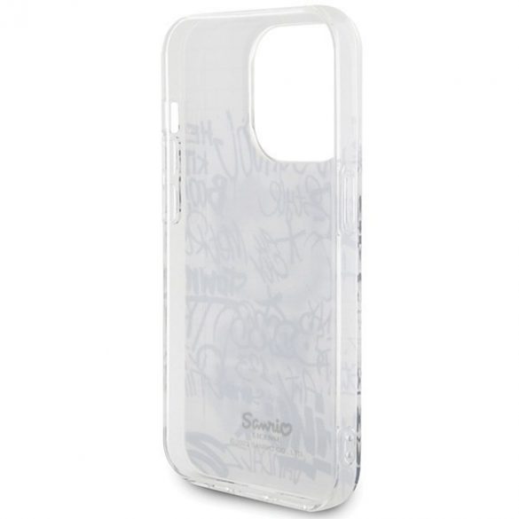 Hello Kitty HKHCP15LHDGPHT iPhone 15 Pro 6.1 biały/alb hardcase IML Kitty On Bricks Graffiti"