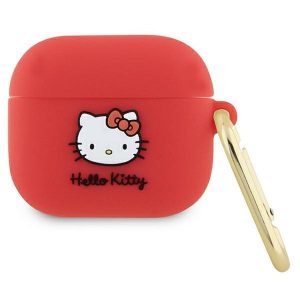 Hello Kitty HKA33DKHSF Husă Airpods 3 fuksja/fuschia Silicon 3D Kitty Head