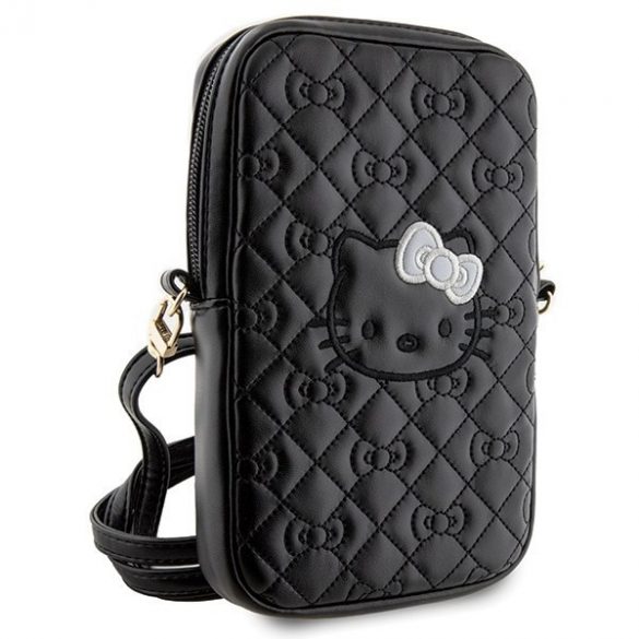 Hello Kitty Torebka HKPBPEKHBPK curea cu funde matlasate czarny/negru