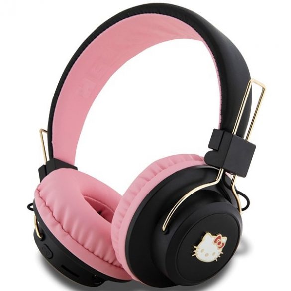 Hello Kitty słuchawki nauszne Bluetooth HKBH9KHLMP rożowe/roz Metal Logo