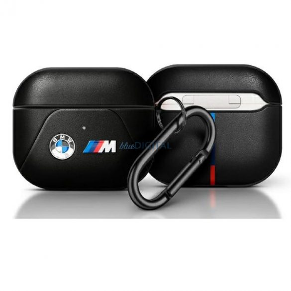 BMW BMAP222PVTK Carcasă Curved Line AirPods Pro 2 - negru