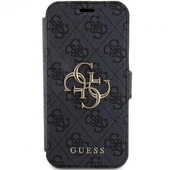 Guess GUBKP15L4GMGGR iPhone 15 Pro 6.1" gri/gri carte 4G Metal Logo