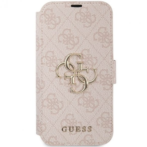 Guess GUBKP15S4GMGPI iPhone 15 / 14 / 13 6.1" carte rożowy/roz 4G Metal Logo