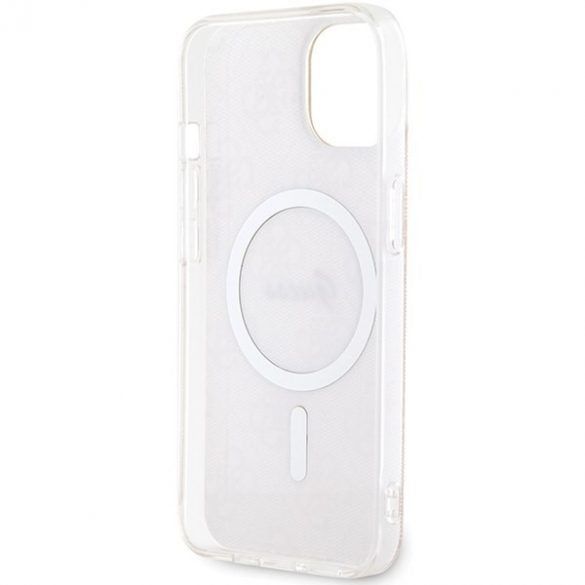 Guess GUHMP15SH4STP iPhone 15 / 14 / 13 6.1" rożowy/roz hardcase IML 4G MagSafe