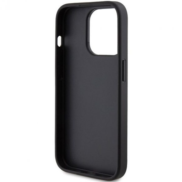 Guess GUHCP15LG4GLGR iPhone 15 Pro 6,1" husă, gri/gri, colecția Stripe 4G