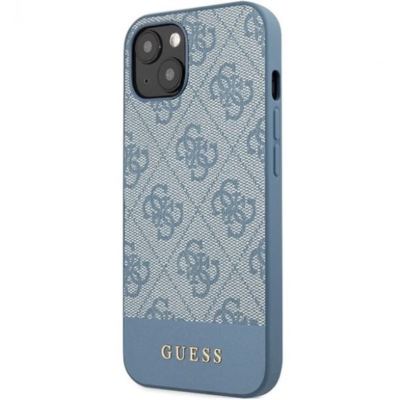 Guess GUHCP15SG4GLBL iPhone 15 / 14 / 13 6.1" niebieski/albastru hardcase 4G Stripe Collection