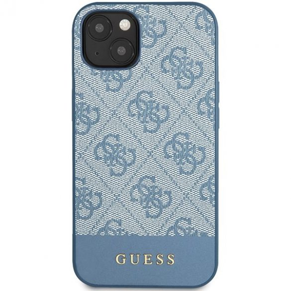 Guess GUHCP15SG4GLBL iPhone 15 / 14 / 13 6.1" niebieski/albastru hardcase 4G Stripe Collection