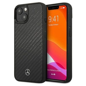 Mercedes MEHCP15SRCABK iPhone 15 / 14 / 13 6.1" czarny/negru hardcase Carbon Fiber Dynamic