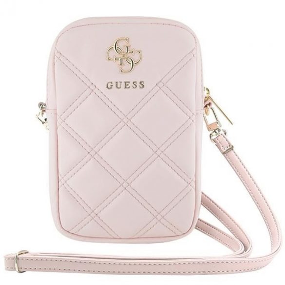 Guess Torebka GUWBZPSQSSGP rożowy/roz Zip Matlasat 4G