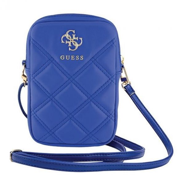 Guess Torebka GUWBZPSQSSGB niebieski/albastru Zip Matlasat 4G