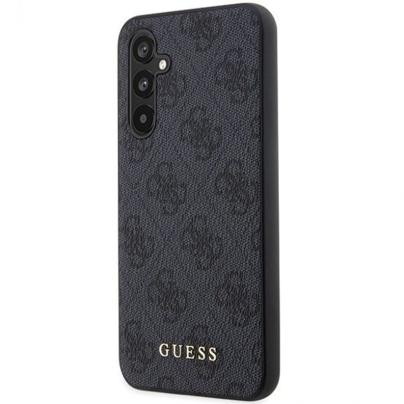 Guess GUHCS23FEG4GFGR S23 FE S711 carcasă rigidă szary/gri 4G Metal Gold Logo