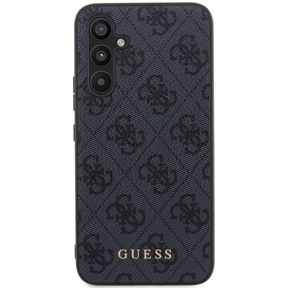 Guess GUHCS23FEG4GFGR S23 FE S711 carcasă rigidă szary/gri 4G Metal Gold Logo