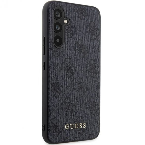 Guess GUHCS23FEG4GFGR S23 FE S711 carcasă rigidă szary/gri 4G Metal Gold Logo