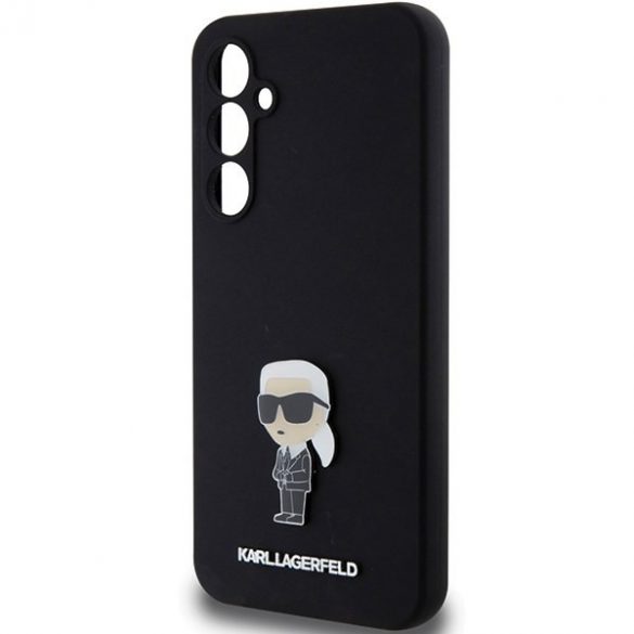 Karl Lagerfeld KLHCS23FEMHKNPK S23 FE S711 negru / negru Silicone Ikonik Metal Pin