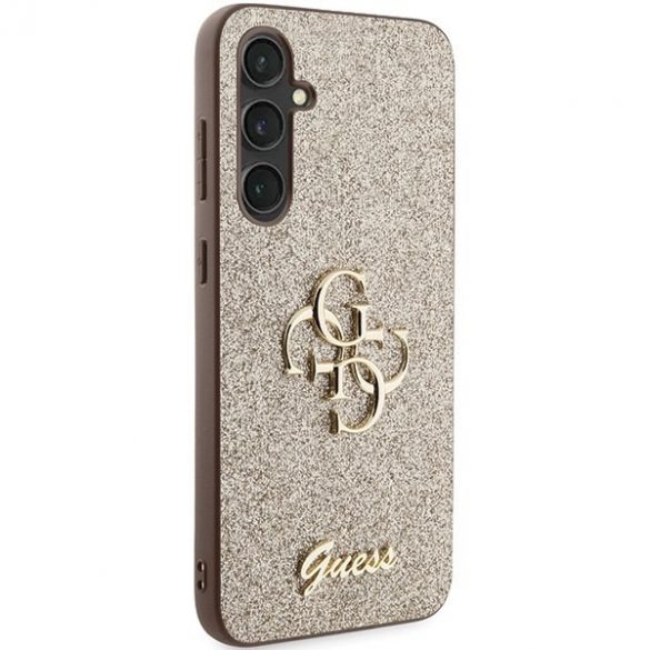 Guess GUHCS23FEHG4SGD S23 FE S711 złoty/aur hardcase Glitter Script Big 4G