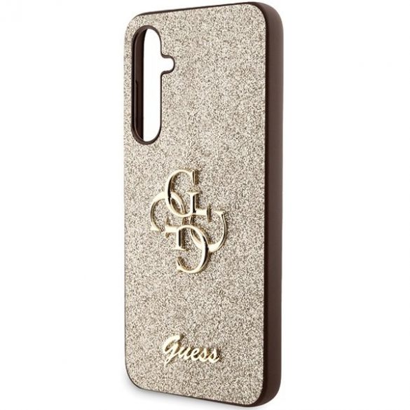 Guess GUHCS23FEHG4SGD S23 FE S711 złoty/aur hardcase Glitter Script Big 4G