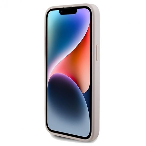 Guess GUHCP14LG4GLPI Husă rigidă pentru iPhone 14 Pro 6,1" rożowy/roz 4G Stripe Collection